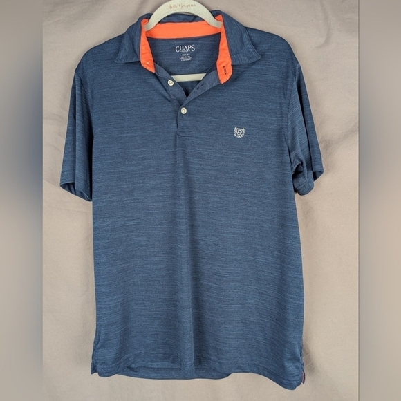 Chaps Golf medium polo in blue like new - Picture 1 of 10
